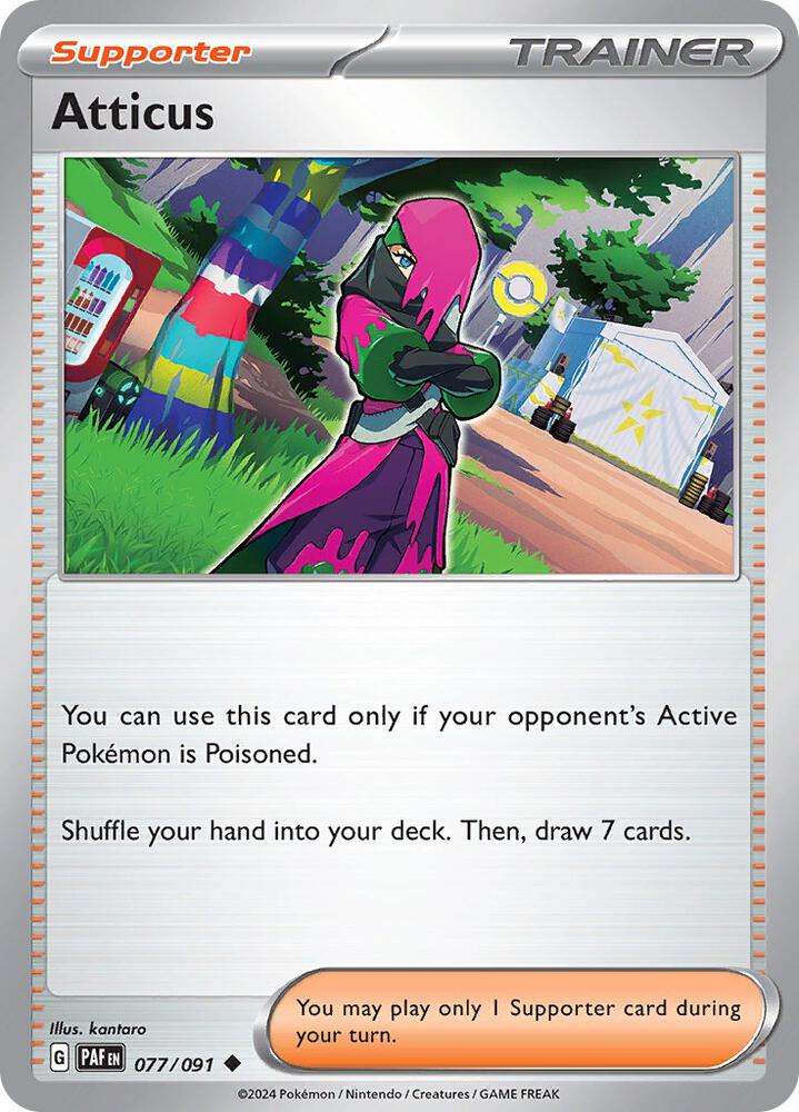 Atticus - SV: 077/091 Paldean Fates (PAF)