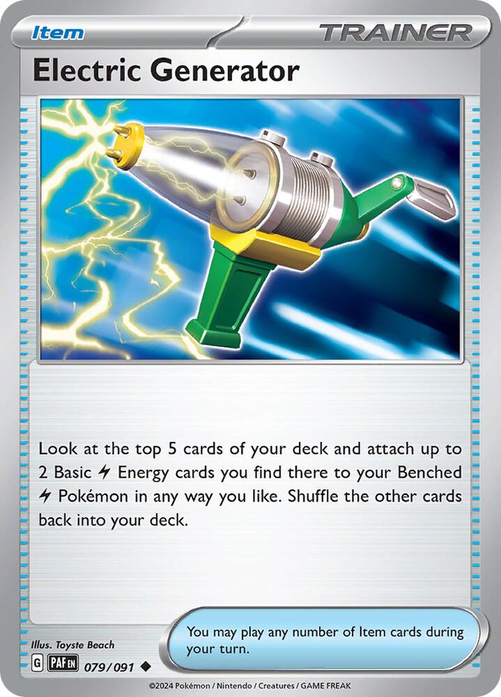 Electric Generator - 079/091  -  SV: Paldean Fates (PAF)