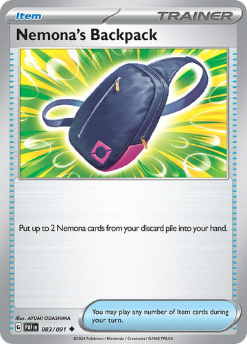 Nemona's Backpack - 083/091 - SV: Paldean Fates (PAF)