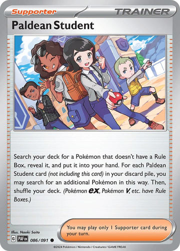 Paldean Student - 086/091 - SV: Paldean Fates (PAF)