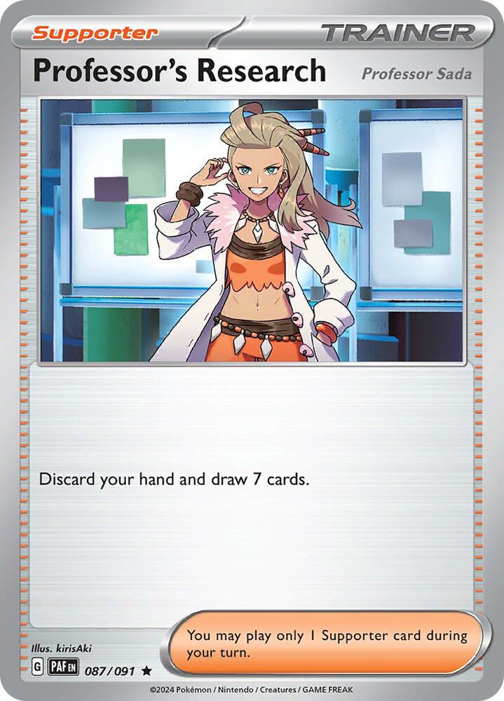 Professor's Research - 087/091 - SV: Paldean Fates (PAF)
