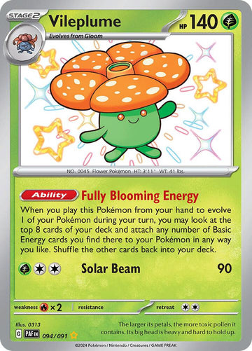 Vileplume - 094/091 - SV: Paldean Fates (PAF)
