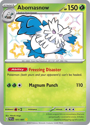 Abomasnow - 101/091 - SV: Paldean Fates (PAF)