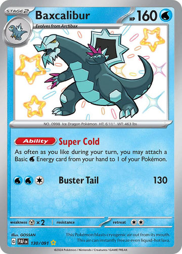 Baxcalibur - 130/091 - SV: Paldean Fates (PAF)