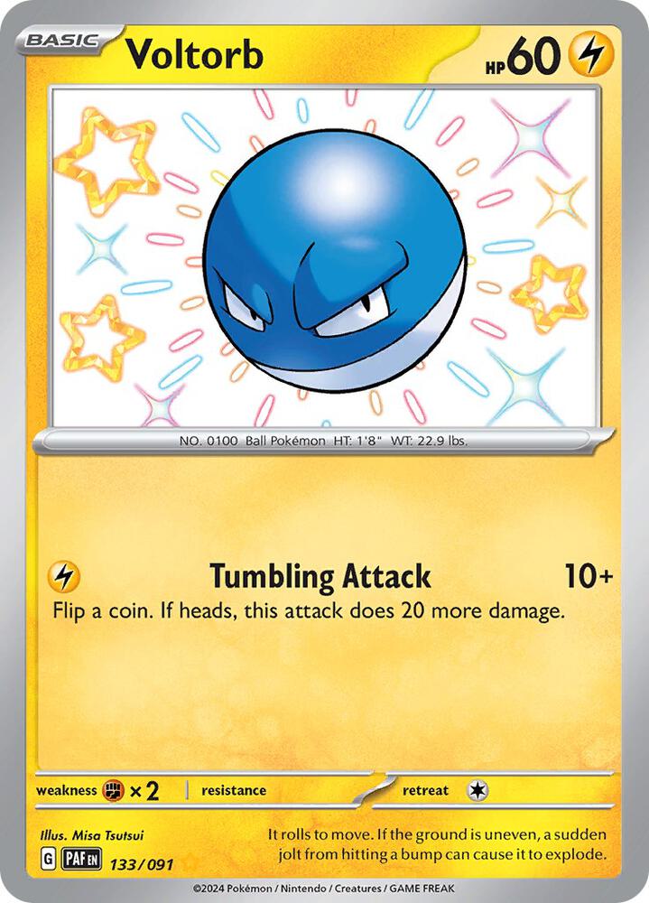 Voltorb - 133/091 - SV: Paldean Fates (PAF)