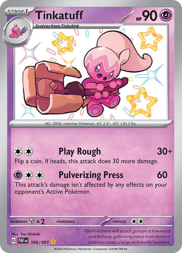 Tinkatuff - 166/091  - SV: Paldean Fates (PAF)