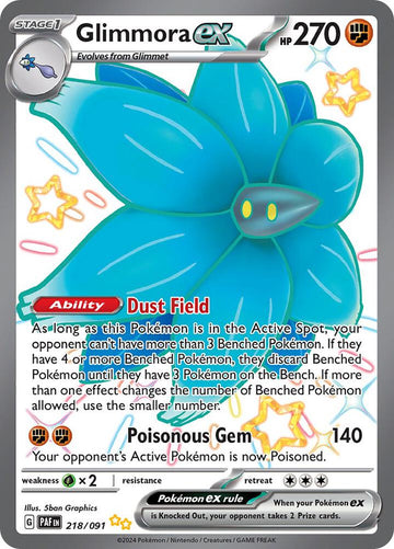 Glimmora ex - 218/091 - SV: Paldean Fates (PAF)