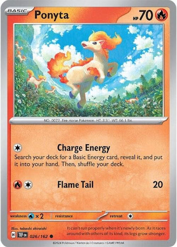 Ponyta 026/162 - SV05: Temporal Forces (TEF)