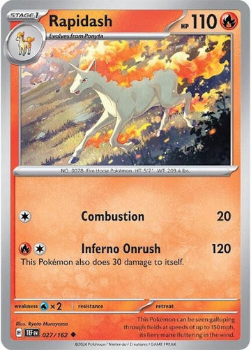 Rapidash 027/162  - SV05: Temporal Forces (TEF)