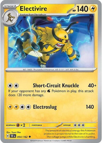 Electivire 054/162 - SV05: Temporal Forces (TEF)