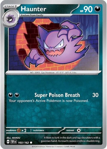 Haunter 103/162  - SV05: Temporal Forces (TEF)