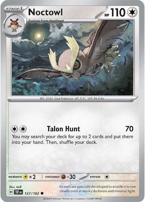 Noctowl 127/162 - SV05: Temporal Forces (TEF)