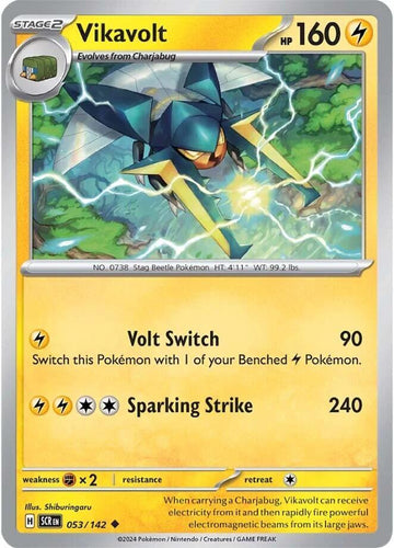 Vikavolt - SV07: Stellar Crown 053/142 / Uncommon(SCR)