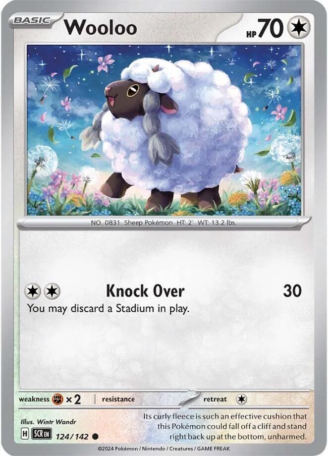 Wooloo - SV07: Stellar Crown 124/142 / Common(SCR)
