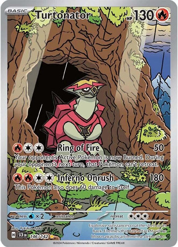 Turtonator - 146/142 - SV07: Stellar Crown 146/142 / Illustration Rare (SCR)
