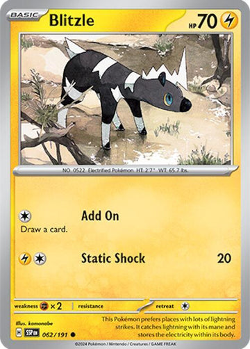 Blitzle 062/191 - SV08: Surging Sparks (SSP)