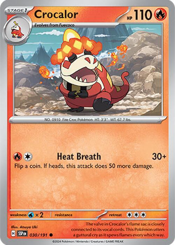 Crocalor 030/191 - SV08: Surging Sparks (SSP)