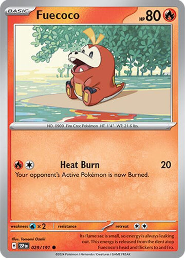 Fuecoco 029/191 - SV08: Surging Sparks (SSP)