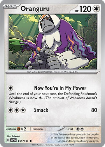 Oranguru 156/191 - SV08: Surging Sparks (SSP)