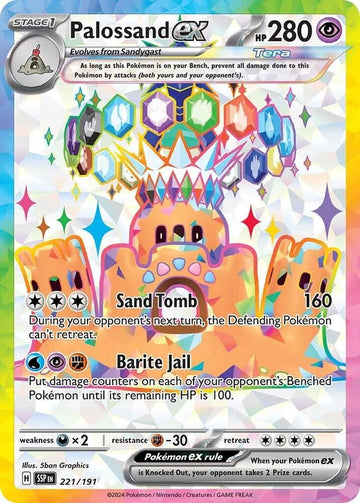 Palossand ex - 221/191 - SV08: Surging Sparks (SSP)