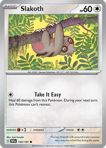 Slakoth - 145/191- SV08: Surging Sparks (SSP)