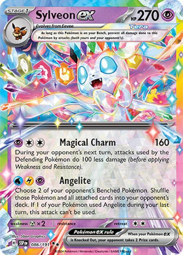 Sylveon ex 086/191 - SV08: Surging Sparks (SSP)