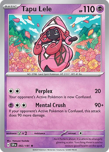 Tapu Lele 092/191 - SV08: Surging Sparks (SSP)