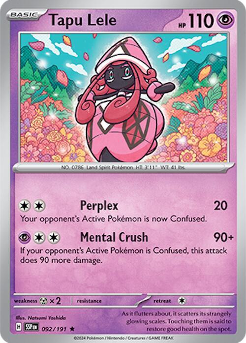 Tapu Lele 092/191 - SV08: Surging Sparks (SSP)