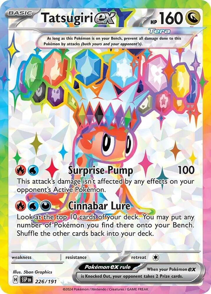 Tatsugiri ex - 226/191 - SV08: Surging Sparks (SSP)