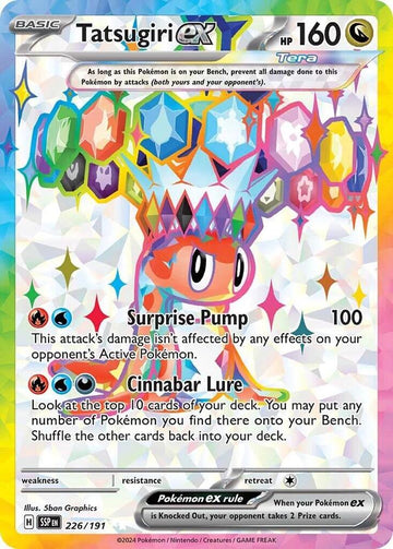 Tatsugiri ex - 226/191 - SV08: Surging Sparks (SSP)