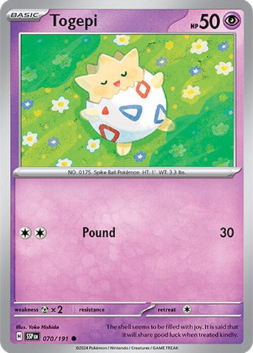 Togepi 070/191 - SV08: Surging Sparks (SSP)
