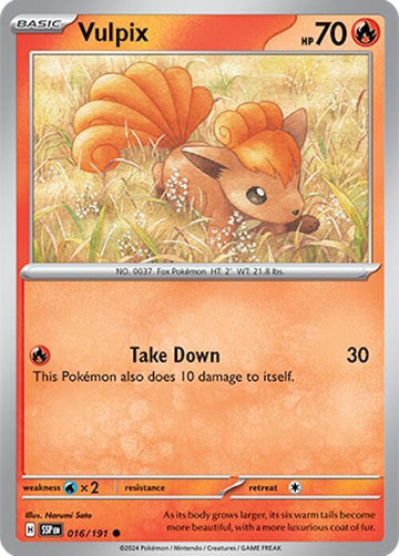 Vulpix 016/191 - SV08: Surging Sparks (SSP)