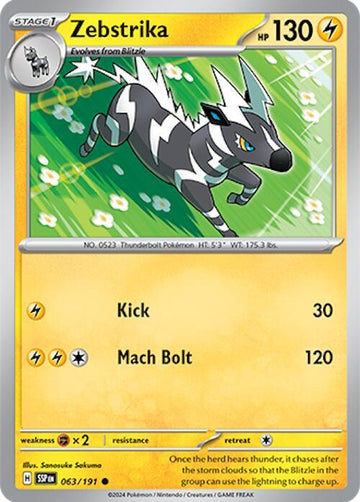 Zebstrika 063/191 - SV08: Surging Sparks (SSP)