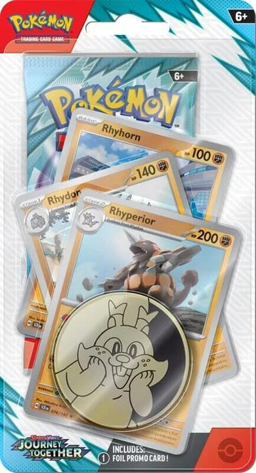 Journey Together Premium Checklane Blister [Rhyperior] - SV09: Journey Together (JTG)