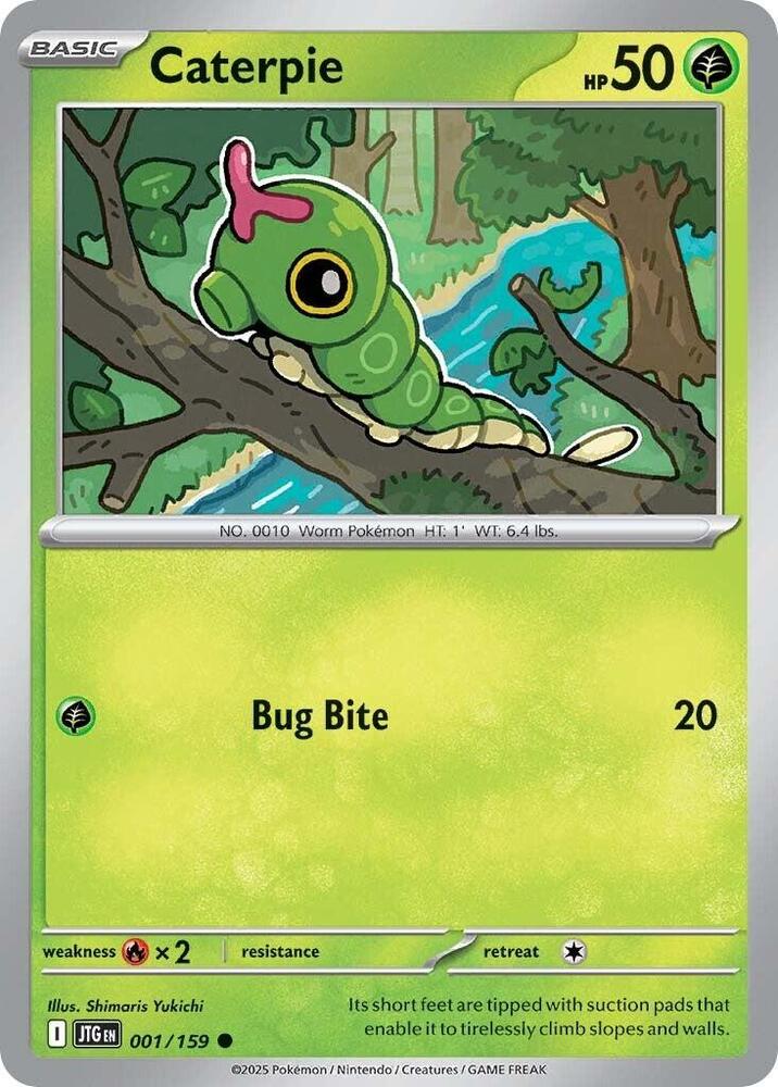 Caterpie - 001/159 - SV09: Journey Together (JTG)