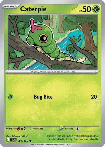 Caterpie - 001/159 - SV09: Journey Together (JTG)