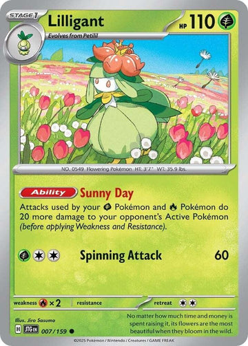 Lilligant - 007/159 - SV09: Journey Together (JTG)
