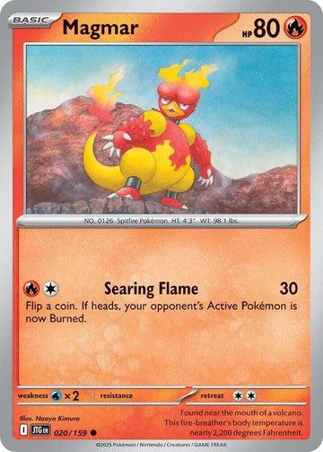 Magmar - 020/159 - SV09: Journey Together (JTG)