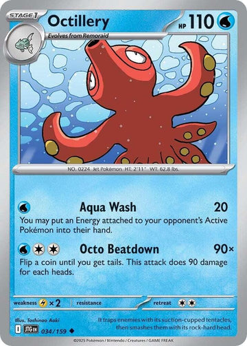 Octillery - 034/159 - SV09: Journey Together (JTG)