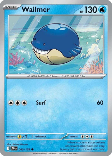 Wailmer - 040/159  - SV09: Journey Together (JTG)