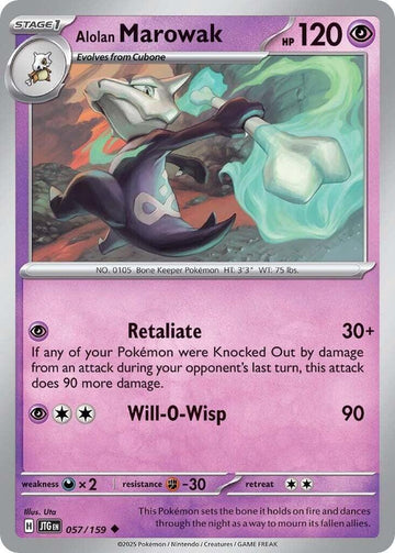 Alolan Marowak - 057/159  - SV09: Journey Together (JTG)