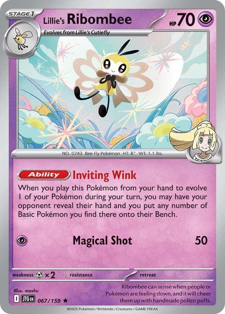 Lillie's Ribombee - 067/159 - SV09: Journey Together (JTG)
