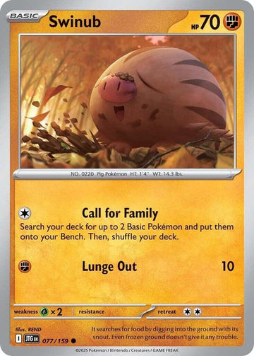 Swinub - 077/159 - SV09: Journey Together (JTG)