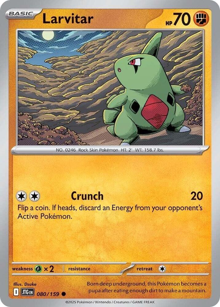 Larvitar - 080/159 -  SV09: Journey Together (JTG)
