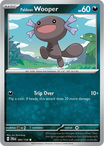 Paldean Wooper - 093/159 - SV09: Journey Together (JTG)