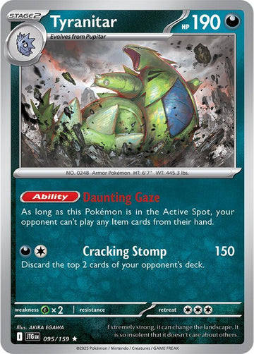 Tyranitar - 095/159 - SV09: Journey Together (JTG)