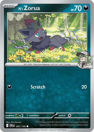 N's Zorua - 097/159 - SV09: Journey Together (JTG)