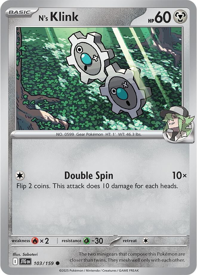 N's Klink - 103/159 - SV09: Journey Together (JTG)