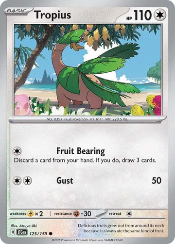 Tropius - 123/159 -  SV09: Journey Together (JTG)