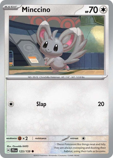 Minccino - 125/159 - SV09: Journey Together (JTG)